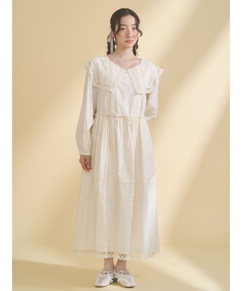 merry jenny（メリージェニー） ワンピース airy lace collar