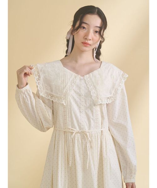 merry jenny（メリージェニー） ワンピース airy lace collar