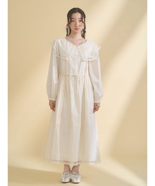 merry jenny（メリージェニー） ワンピース airy lace collar