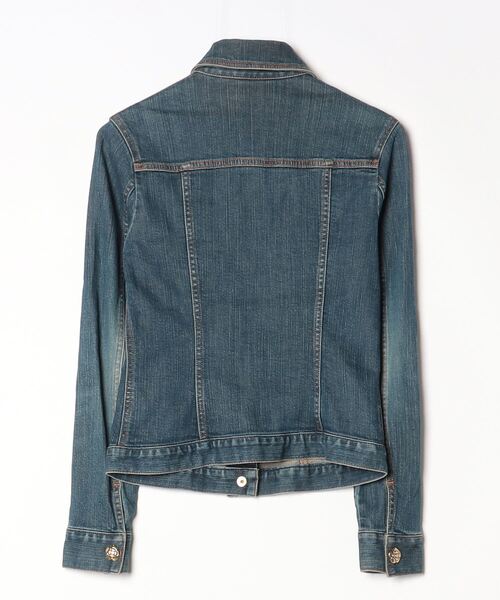 「CLATHAS」 デニムジャケット 38 ネイビー レディース_画像2