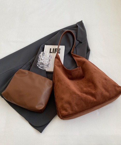 Daniel&Bob スエード　トートバッグ　未開封 ブラウン スエード Daniel&Bob スエード トートバッグ 未開封 ブラウン スエード Daniel