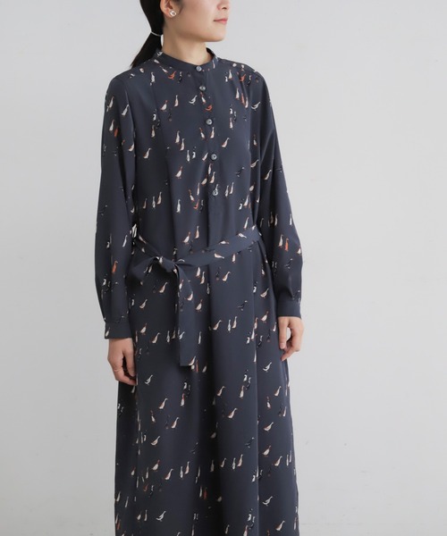 あひる出品 ワンピース アヒルPT スタンドネックワンピース : ZOZOTOWN Yahoo!店