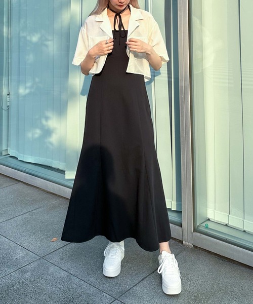 「archives」 キャミソールワンピース MEDIUM アイボリー レディース_画像7