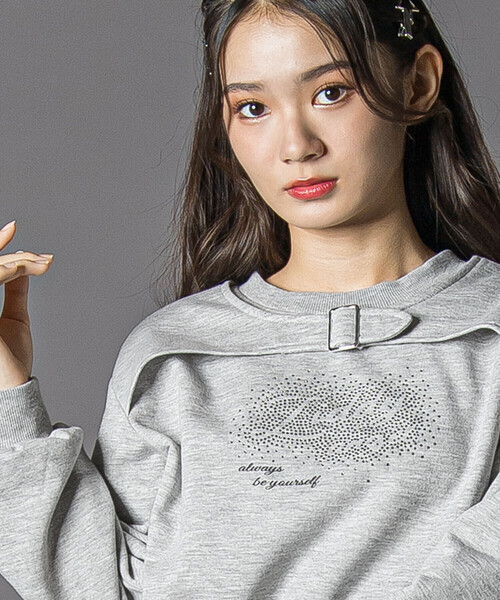 ZIDDY（ジディー） トレーナー ラインストーン・トレーナー(130~160cm