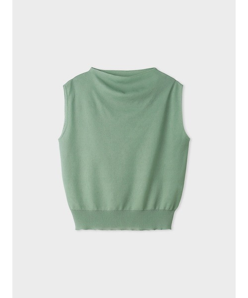 「MIESROHE」 ノースリーブニット FREE ブラック レディース_画像3