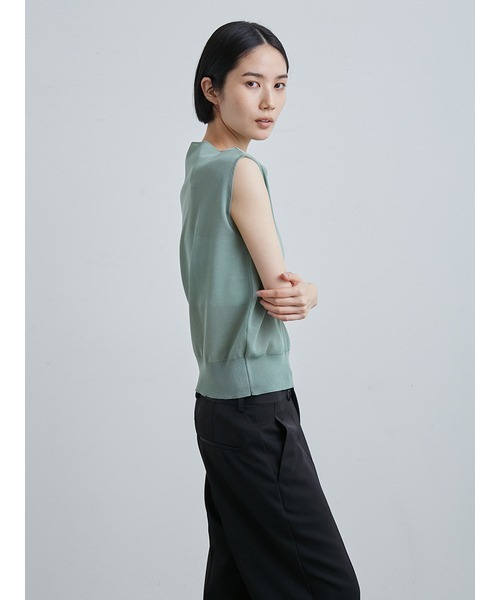 「MIESROHE」 ノースリーブニット FREE ブラック レディース_画像5