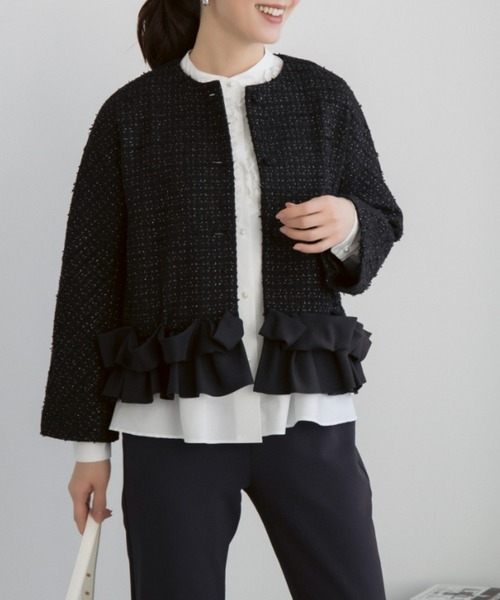 Sono（ソーノ） ジャケット ノーカラージャケット レディース