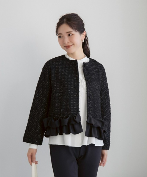 Sono（ソーノ） ジャケット ノーカラージャケット レディース