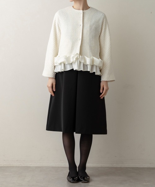 Sono（ソーノ） ジャケット ノーカラージャケット レディース