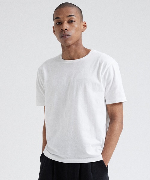 Parts Lab. アイボリー ベーシックレギュラーカラーシャツ パーツラボ Parts Lab. tシャツ 「Parts Lab.」Basic Soft T-Shirt / ベーシック