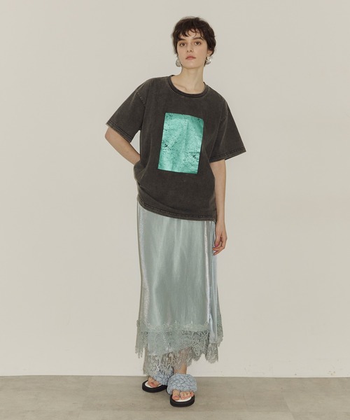 「LA BELLE ETUDE」 スカート 0 ライトブルー レディース_画像2