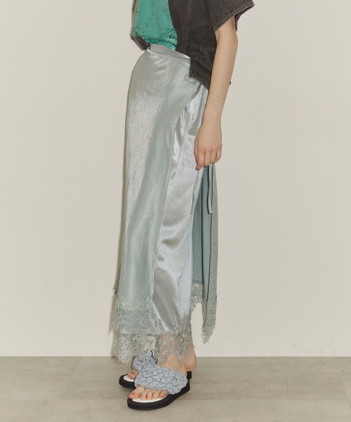 「LA BELLE ETUDE」 スカート 0 ライトブルー レディース_画像5