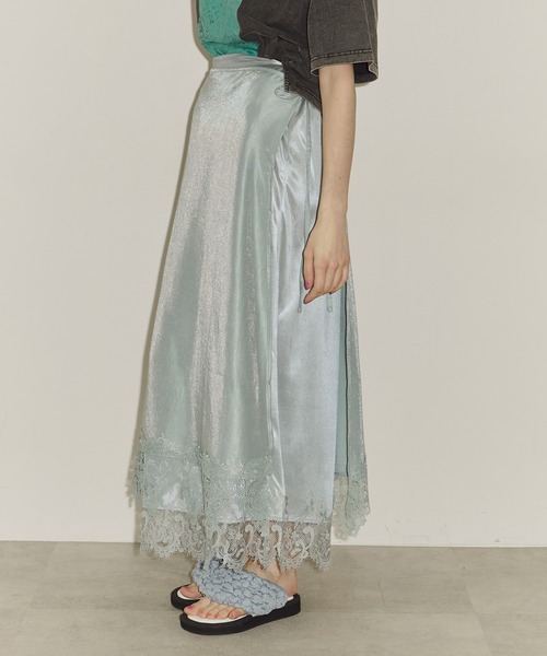 「LA BELLE ETUDE」 スカート 0 ライトブルー レディース_画像6