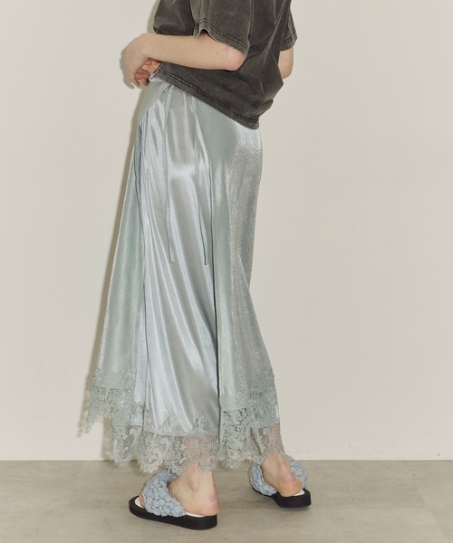 「LA BELLE ETUDE」 スカート 0 ライトブルー レディース_画像8