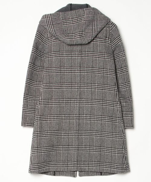 「LONDON TRADITION」 チェック柄ダッフルコート FREE ホワイト レディース_画像2