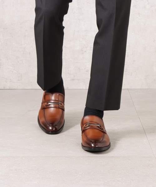 「cecilio」 ローファー 25.0cm ブラウン メンズ_画像5