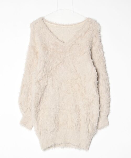 「EMODA」 ニットワンピース FREE ベージュ レディース_画像2