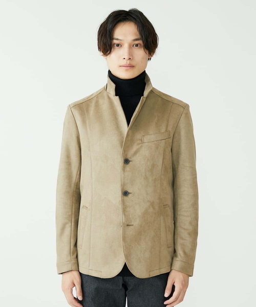 「MK MICHEL KLEIN HOMME 」 テーラードジャケット 51 カーキ メンズ_画像5