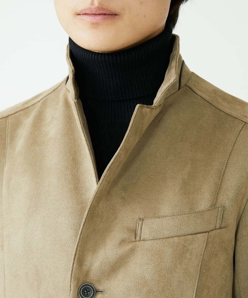 「MK MICHEL KLEIN HOMME 」 テーラードジャケット 51 カーキ メンズ_画像8