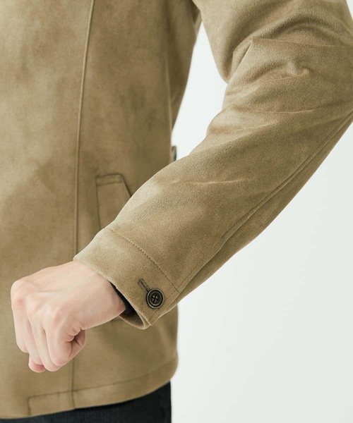 「MK MICHEL KLEIN HOMME 」 テーラードジャケット 51 カーキ メンズ_画像9