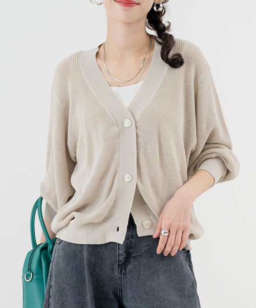 さき、カーディガン Subciety（サブサエティ） PAISLEY CARDIGAN ニット カーディガン