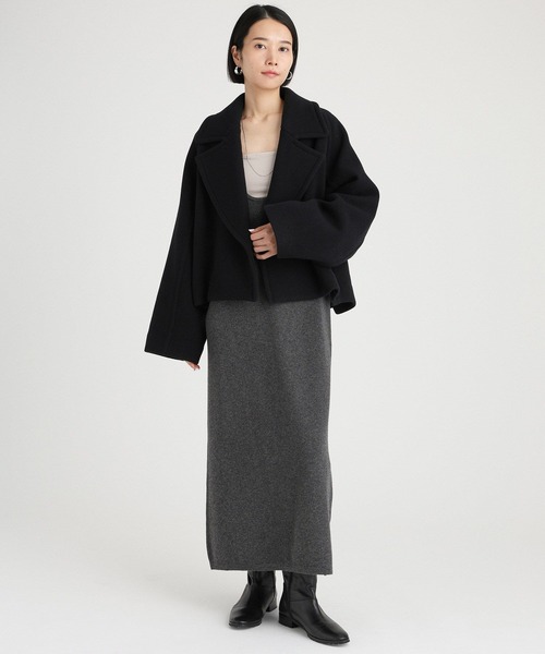 【美品】バビロン⭐️BABYLONE⭐️ ジャケット⭐️コート⭐️定価42900円 BABYLONE（バビロン）の「ダブルフェイスロングコート（）」 - WEAR