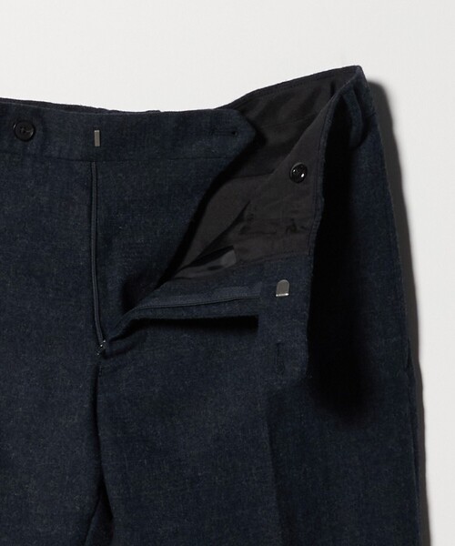 【NAVY】ツイード チェック ノープリーツ スラックス-セットアップ対応-<A DAY IN THE LIFE> A DAY IN THE LIFE スラックス ツイード チェック ノープリーツ