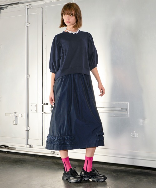 H.A.K（ハク） ドッキングワンピース FREE ブラック レディース