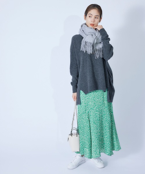 「ROPE'」 ロングスカート 38 グリーン レディース_画像4