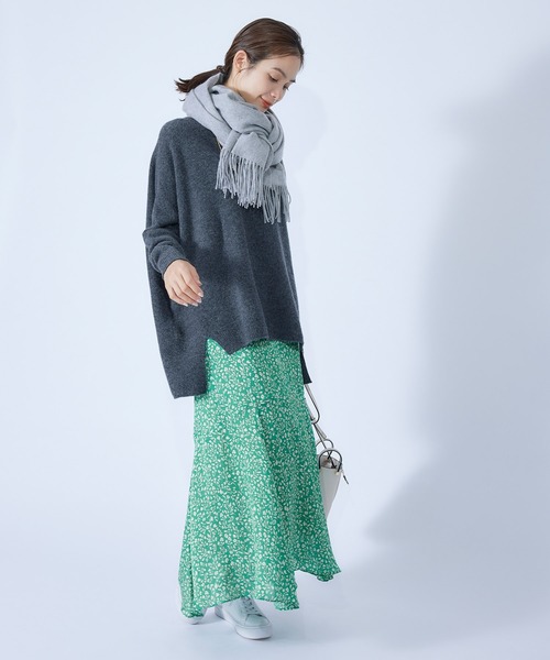 「ROPE'」 ロングスカート 38 グリーン レディース_画像6