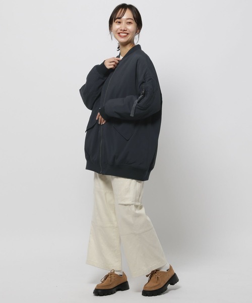 「niko and...」 ブルゾン MEDIUM グリーン レディース_画像4