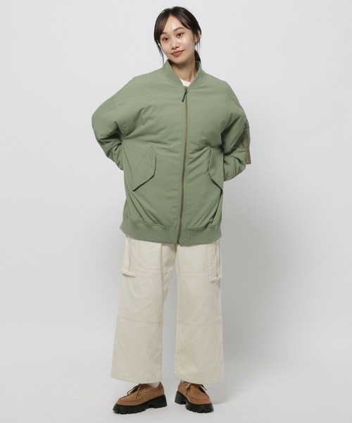 「niko and...」 ブルゾン MEDIUM グリーン レディース_画像9