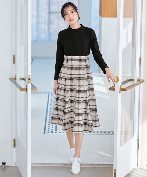 「ANY SIS」 ドッキングワンピース 2 パープル レディース_画像2