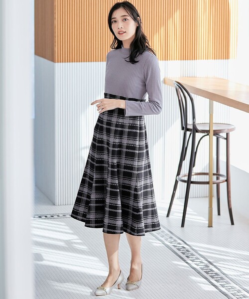 「ANY SIS」 ドッキングワンピース 2 パープル レディース_画像5