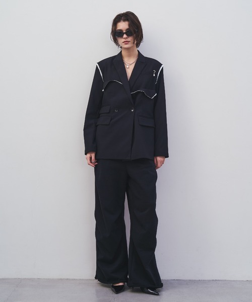 JOSE MOON（ジョゼムーン） スウェットパンツ ジャージ TACK SLIT