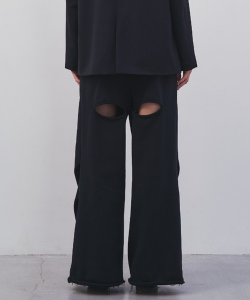 JOSE MOON（ジョゼムーン） スウェットパンツ ジャージ TACK SLIT