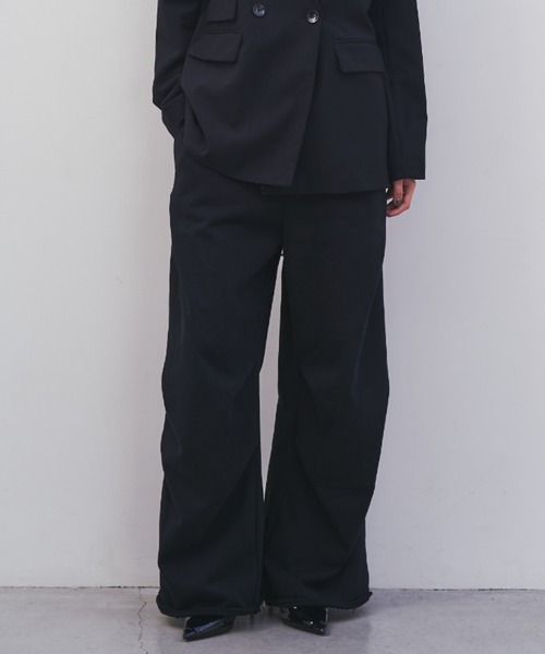 新品タグ付き　JOSE MOONサテンショートパンツ　 ブラック Dカン付タックショートパンツ(M BLACK): パンツ｜PMbox P&M OFFICIAL