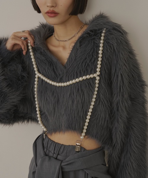 「VIOLETTA」 長袖ニット FREE ホワイト レディース_画像5