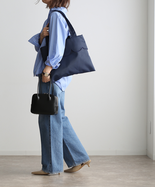 新品未使用☆MÀRONE NONFEE ブラック トートバッグ ラージ タグ無し IENA ENFANT（イエナアンファン） トートバッグ 「MARONENONFEE