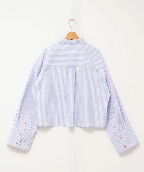 ブラウス シャツ MY STANDARD ショートシャツ レディースの画像