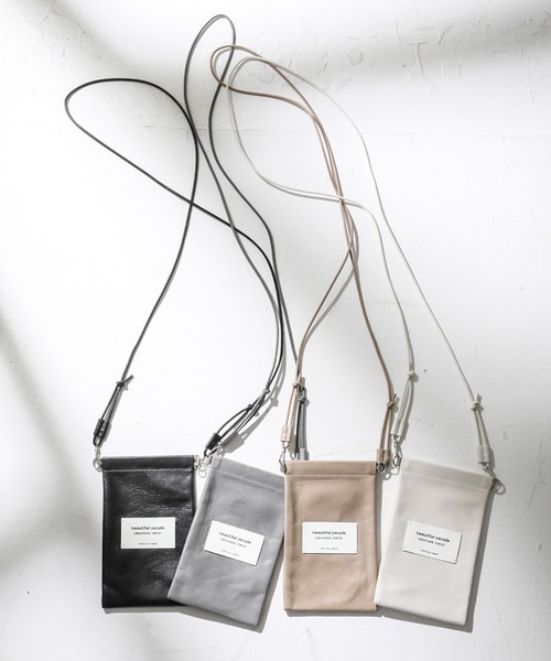 「beautiful people」 ショルダーバッグ FREE グレー レディース_画像7