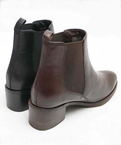 「BETTY CLUB」 ショートブーツ 22.5cm ダークブラウン レディース_画像6