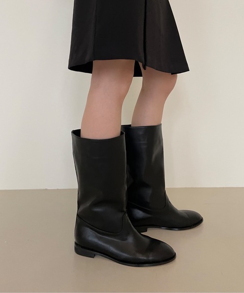 「Didot.showroom」 ロングブーツ 25cm ブラック レディース_画像4
