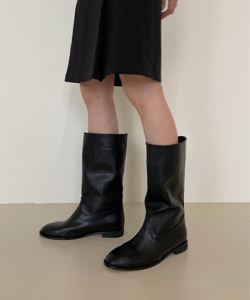 「Didot.showroom」 ロングブーツ 25cm ブラック レディース_画像5