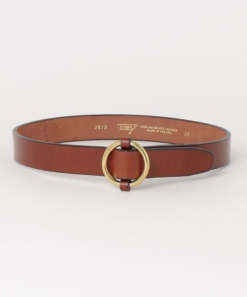 「TORY LEATHER」 ベルト 34 ブラウン メンズ_画像3