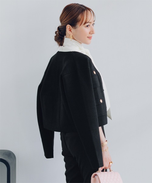 「ur's」 ニットカーディガン L グレー系その他 レディース_画像8