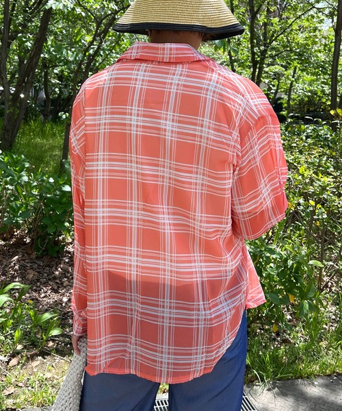 「Auntie Rosa」 長袖シャツ MEDIUM ホワイト レディース_画像9