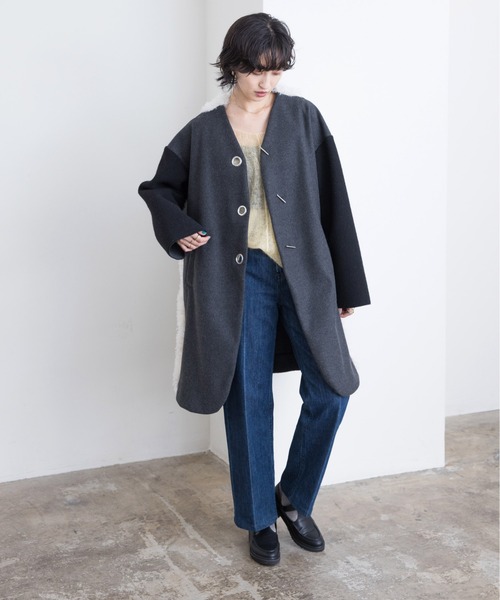 Eimee Law」 コート 38 チャコールグレー レディース Eimee Law」 ノー 