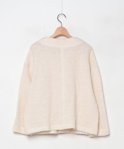 UNTITLED（アンタイトル） ノーカラージャケット 44 オフホワイト