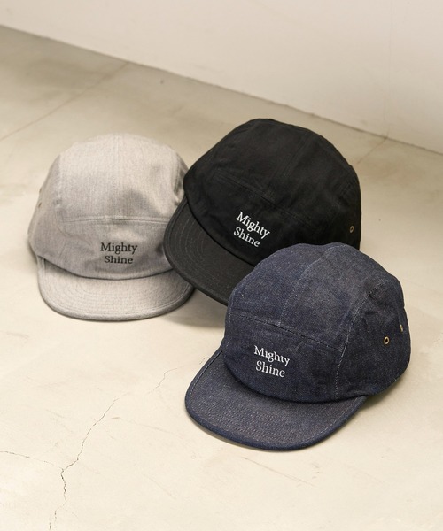 「Mighty Shine」 キャップ FREE インディゴブルー メンズ_画像2